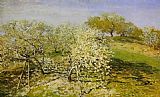 Springtime Paintings - Springtime 1 by Claude Monet